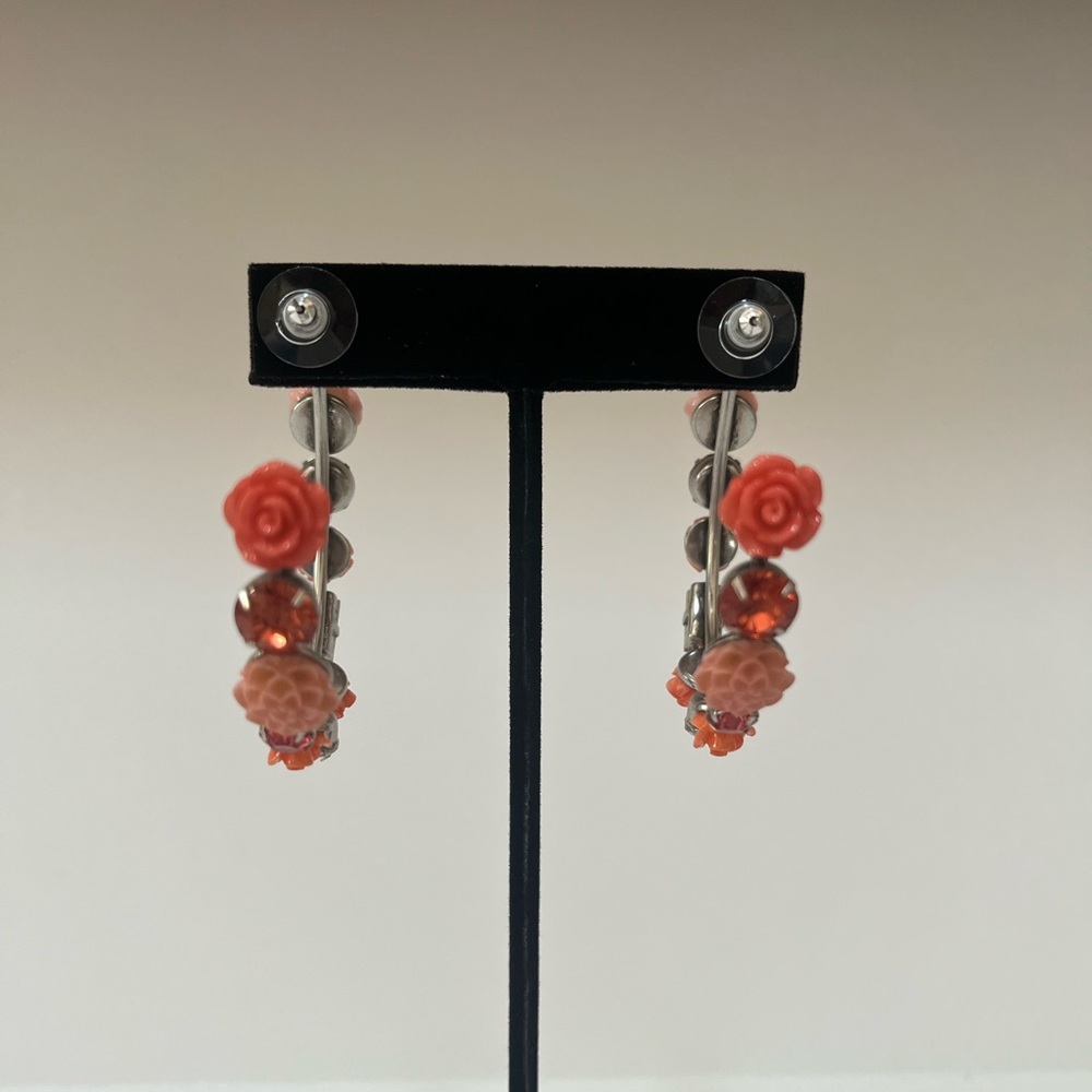 Dannijo Rose Bud Earrings View 2
